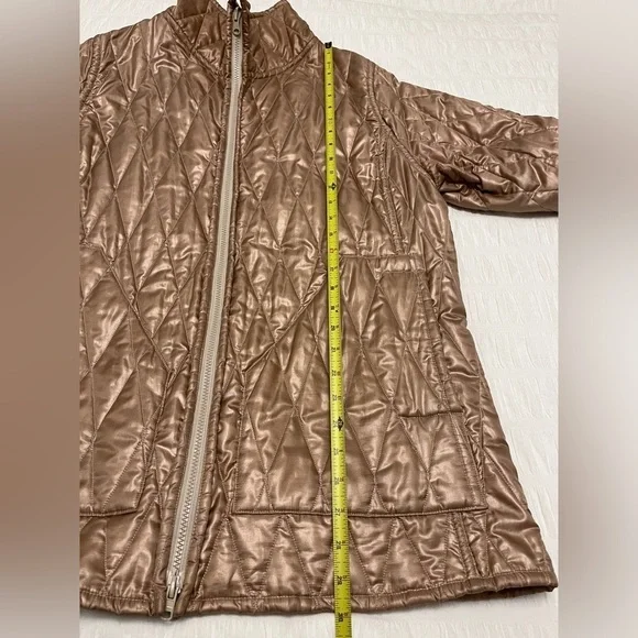 LINDA LUNDSTROM Vintage Reversible Zip Front Quilted Jacket Hip Length Casual - Picture 14 of 16